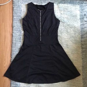 Black mini dress